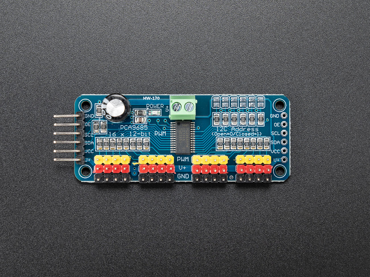 Channel Bit Pwm Servo Driver Pca With I C Interface