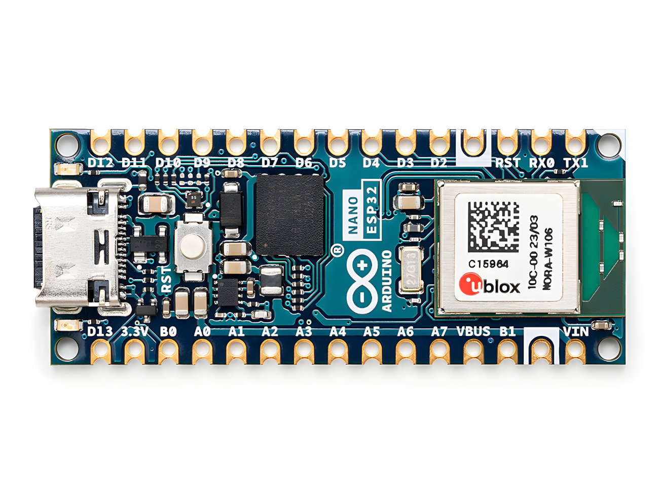 Arduino Nano ESP32 With and Without Headers - Thingbits India